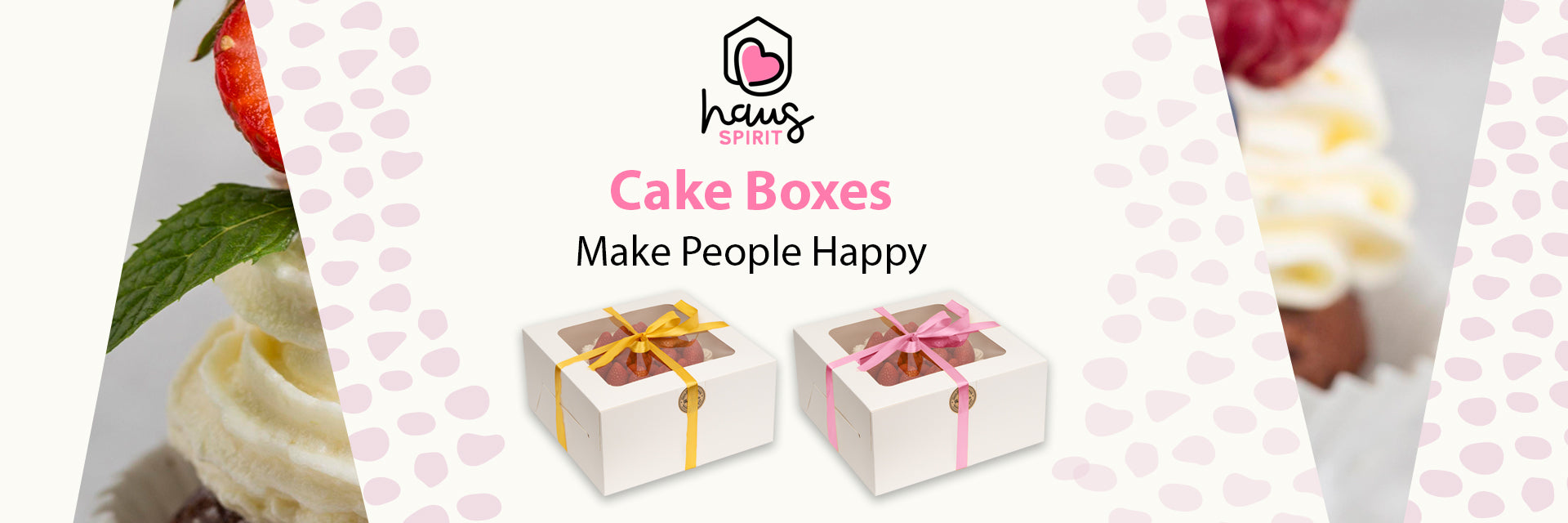 Get Bulk 10x10x5 Cake Boxes with Window, Cake Boards and Pink Ribbon – Haus  Spirit